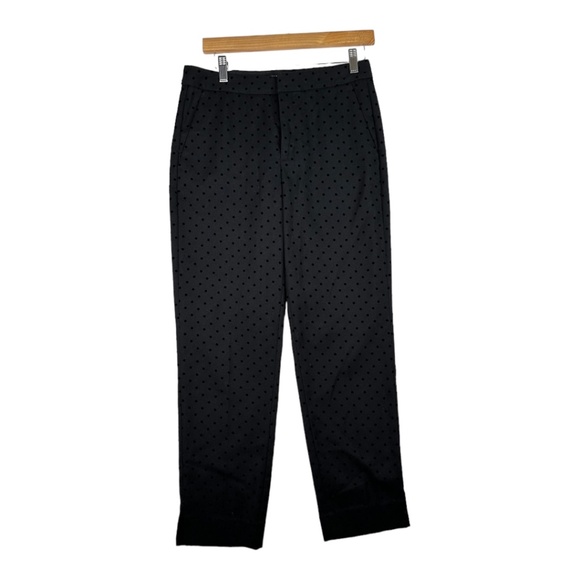 Banana Republic Black Polka‎ Dot Pants Size 4 - Picture 1 of 5
